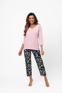 Piżamy damskie - Piżama damska 3/4 rękaw, 7/8 spodnie Marisal - Italian Fashion - miniaturka - grafika 1