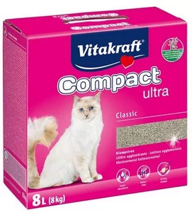 Vitakraft Żwirek Compact Ultra 8kg 14031 - Żwirek dla kotów - miniaturka - grafika 1