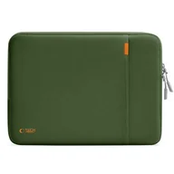 Torby na laptopy - Etui na laptopa TECH-PROTECT Defender 13-14 cali Ciemnozielony - miniaturka - grafika 1