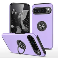 Etui i futerały do telefonów - Etui na telefon z uchwytem na pierścionek do Google Pixel 9 Pro Fioletowy - miniaturka - grafika 1