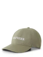 Czapki męskie - Tommy Hilfiger Czapka męska Mężczyźni Bawełna zielony jednolity, ONE SIZE - miniaturka - grafika 1