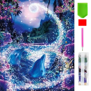 Diamond Painting Haft Diamentowy Mozaika Zestaw 5D 127 - Zabawki kreatywne - miniaturka - grafika 1