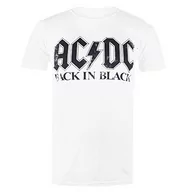 Koszulki męskie - AC/DC Męski T-shirt z tyłu w czarnym kolorze, biały, XXL - miniaturka - grafika 1