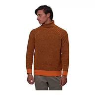Bluzy męskie - BOSS Męska bluza Knitted_Sweater, Open Orange, XL - miniaturka - grafika 1