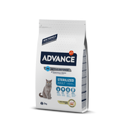 Sucha karma dla kotów - ADVANCE Sterilized Turkey - sucha karma z indykiem dla kotów sterylizowanych 3kg [577311] - miniaturka - grafika 1