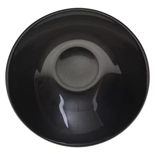 Secret de Gourmet Talerz na zupę ANIA BLACK szkło 17 cm kolor czarny 154371A - Talerze - miniaturka - grafika 1