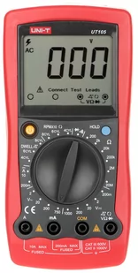 LECHPOL Miernik uniwersalny UT 105 UNI-TECH MIE0066 - Multimetry - miniaturka - grafika 1