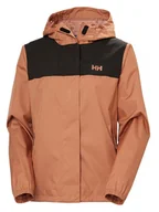 Kurtki i kamizelki sportowe damskie - Helly Hansen Kurtka przeciwdeszczowa "Vancouver" w kolorze pomarańczowo-czarnym - miniaturka - grafika 1