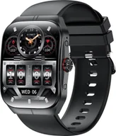 Smartwatch - INF Smartwatch z pomiarem tętna, ciśnienia krwi i natlenienia krwi Czarny - miniaturka - grafika 1