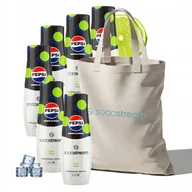 Syropy i koncentraty owocowe - Zestaw Syrop do wody SodaStream PEPSI LIME Zero 6x440 ml + Torba - miniaturka - grafika 1