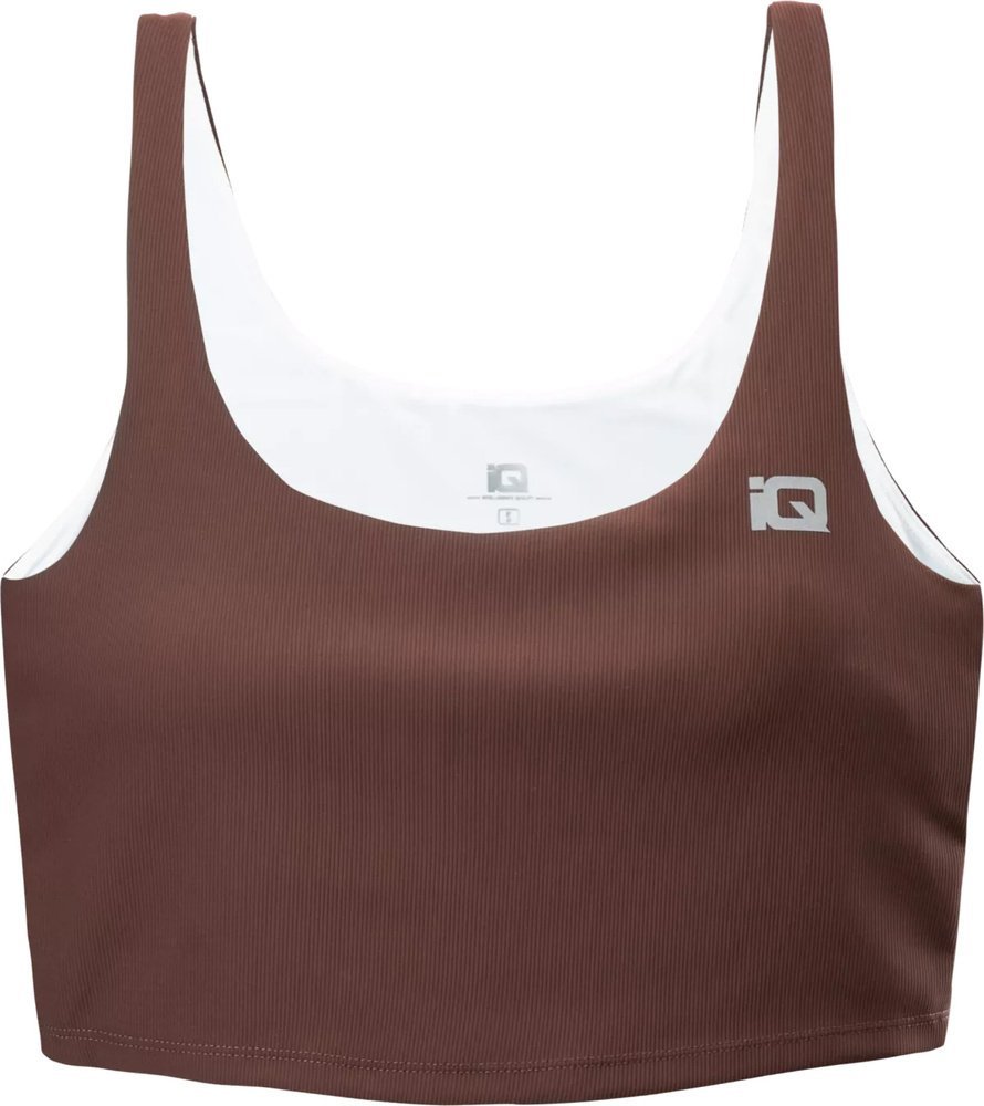 IQ Damski stanik sportowy Iq intelligence quality JAVENTA WMNS deep mahogany rozmiar L