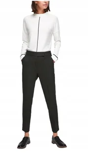 S.OLIVER CZARNE SPODNIE CASUAL PROSTE Z WYSOKIM STANEM 38 6BA - Spodnie damskie S.OLIVER CZARNE SPODNIE CASUAL PROSTE Z WYSOKIM STANEM 38 6BA - Spodnie damskie - miniaturka - grafika 1