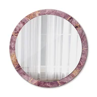 Lustra - Nowoczesne Lustro Marmur z dodatkiem złota 100cm - miniaturka - grafika 1