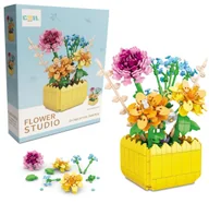 Klocki - Coil klocki konstrukcyjne zestaw 549 el. elementów bukiet kwiatów - miniaturka - grafika 1