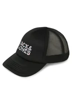 Czapki męskie - Jack&Jones Czapka z daszkiem Jacdrew 12268899 Czarny - miniaturka - grafika 1