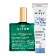Olejki do ciała i włosów - Zestaw Nuxe Huile Prodigieuse Neroli, suchy olejek do ciała, twarzy i włosów, 100 ml + krem nawilżający 3w1, 100 ml za 1 grosz - miniaturka - grafika 1