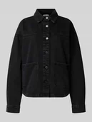 Kurtki damskie - Bluza jeansowa o kroju relaxed fit model ‘KETTIE’ - miniaturka - grafika 1