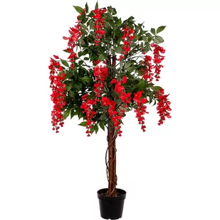 SZTUCZNE DRZEWO WISTERIA GLICYNIA CZERWONA 120 CM - Sztuczne drzewka - miniaturka - grafika 2