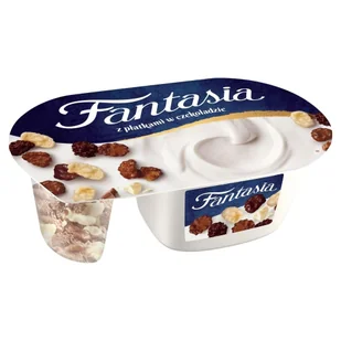 Danone - Fantasia deser kremowy z płatkami w czekoladzie - Kefiry, jogurty, maślanki - miniaturka - grafika 1