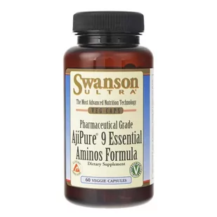 SWANSON AjiPure 9 Essential Aminos Formula, 60 kapsułek - Witaminy i minerały - miniaturka - grafika 1