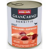 Mokra karma dla psów - Animonda Gran Carno Sensitiv Kurczak + ziemniaki 400g 12314 - miniaturka - grafika 1