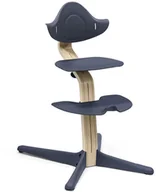 Krzesełka do karmienia - Stokke Nomi - wielofunkcyjne krzesełko nowej generacji | Natural Navy - miniaturka - grafika 1
