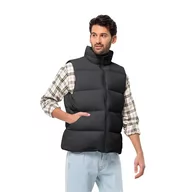 Kamizelki męskie - Męska kamizelka Jack Wolfskin ROEMERTOR VEST M phantom - XXL - miniaturka - grafika 1