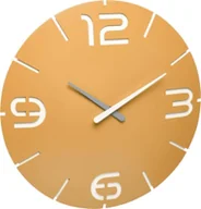 Zegary - TFA TFA-Dostmann Designer radio-controlled wall clock CONTOUR, Wall, Round, White, Yellow, Plastic, AA, 1.5 V - miniaturka - grafika 1