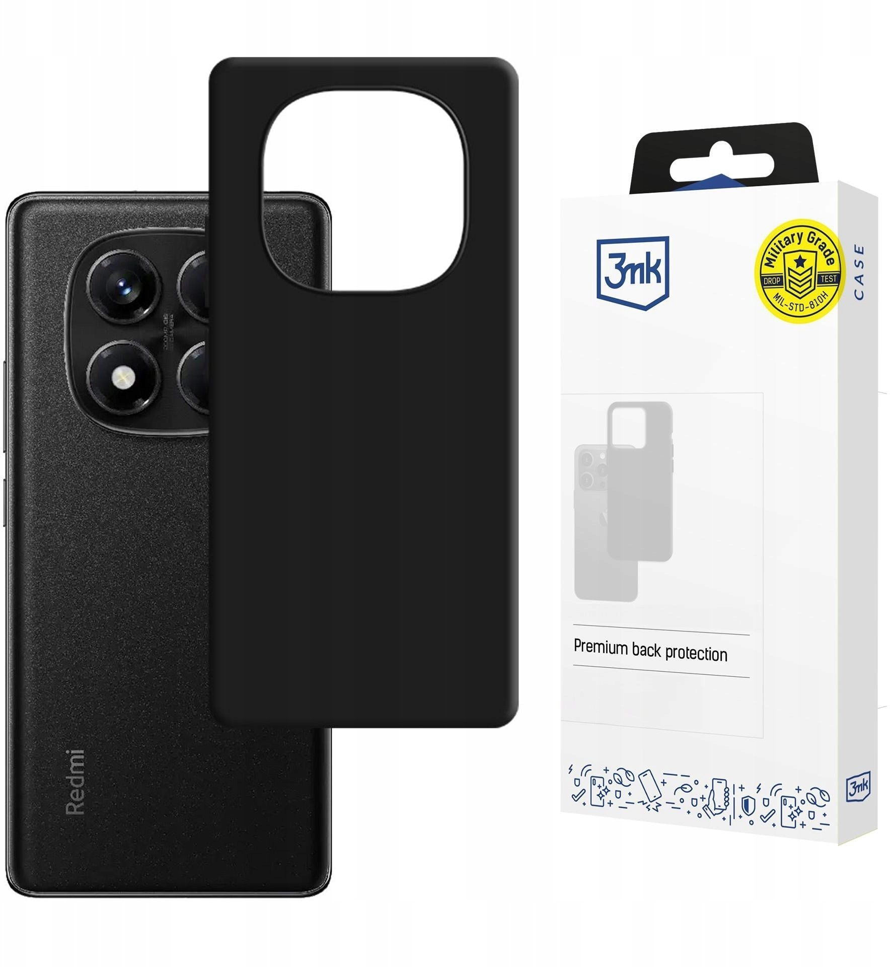 3MK Redmi Note 14 Pro 5G - 3mk Hardy Mellow Case Black