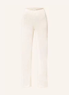 Rich&Royal Spodnie Marlena Z Dzianiny weiss - Moda i Uroda OUTLET - miniaturka - grafika 1
