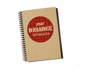 Notesy i bloczki - Mój Dziadek wymiata, notatnik na Dzień Dziadka, notes, Sowia Aleja - miniaturka - grafika 1