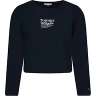 Bluzy dla dziewczynek - Tommy Hilfiger Bluza | Regular Fit - miniaturka - grafika 1