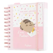 Kalendarze - Kalendarz Dzienny, Pusheen 2025 2026, Notatnik, dla Dzieci, Planner, Kot - miniaturka - grafika 1