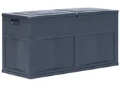 Skrzynie ogrodowe - Czarna skrzynia ogrodowa 320L C2-G67 - miniaturka - grafika 1
