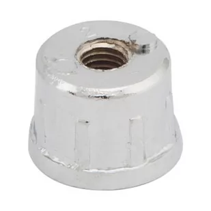 Wkładka z gwintem M-10 metalowa Ø25 chrom - Inne mocowania - miniaturka - grafika 1