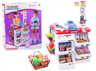 Kasa Supermarket Koszyk Sklep Ze Skanerem Za2681 - Zabawy w naśladowanie dorosłych - miniaturka - grafika 1