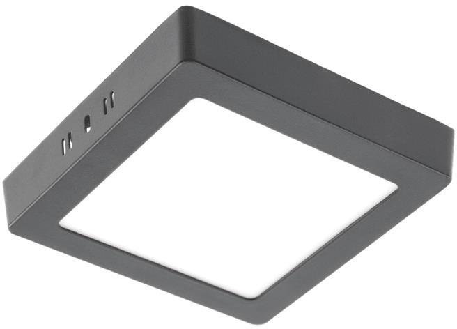 Lampa sufitowa GTV Oprawa LED natynkowa MATIS PLUS 13W IP20 3000K czarna