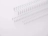 Grzbiety do bindownic - Renz preferencyjny One Pitch drut grzebień do łączenia elementów w 2: 1, podziału 23 pętli, średnica 19.0 MM, 3/4 cala, biały 321900023 - miniaturka - grafika 1