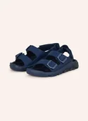 Sandały damskie - Birkenstock Sandały Mogami blau - miniaturka - grafika 1