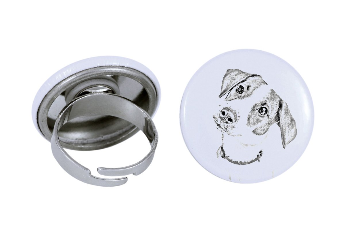 Jack Russell Terrier - damska biżuteria z podobizną psa, produkt wykonany ręcznie, możliwość dodanie własnego zdjęcia, marka Art-Dog