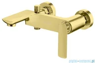 Baterie wannowe i prysznicowe - Kohlman QW110EGDB Natynkowa bateria wannowo-prysznicowa GOLD BRUSHED - miniaturka - grafika 1