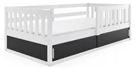 Łóżka dla dzieci i młodzieży - Białe drewniane łóżko dziecięce z barierkami E7-Z29 - miniaturka - grafika 1