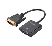 Złącza, przejściówki, adaptery - Reinston EDV012 DVI-D do VGA - miniaturka - grafika 1