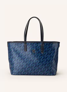 Torebki damskie - Tommy Hilfiger Torba Shopper Z Saszetką blau - grafika 1