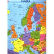 Puzzle - Puzzle 37 el. Mapa Europa polityczna Larsen - miniaturka - grafika 1