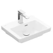 Umywalki - VILLEROY - BOCH 43704501 Subway 3.0 Umywalka mała, 450 x 370 x 145 mm, Weiss Alpin, z przelewem, Nieszlifowany - miniaturka - grafika 1