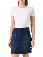 Spódnice - VIKAJA JAF DBD Denim Spódnica - NOOS, niebieski (Dark Blue Denim), 38 - miniaturka - grafika 1
