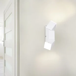 RAGLAN 248510231 biały kinkiet regulowany LED 2x3,8W światło góra dół - Lampy ścienne - miniaturka - grafika 1