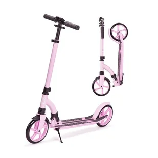 BabyTiger, Składana Hulajnoga, Scooter Spido, Różowy - Hulajnogi - miniaturka - grafika 1