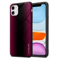 Etui i futerały do telefonów - Pokrowiec Do Apple iPhone 11 w FIOLETOWO RÓŻOWY TPU Etui Ochronny Case Cover Obduowa Silikon Cadorabo - miniaturka - grafika 1